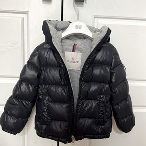 Moncler Enfant glossy padded  jacket